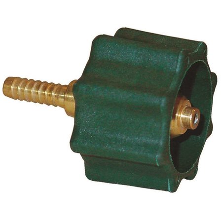MEC Qcc Connector 1-5/16 in. F-Acme x 1/4 in. Hosebarb with Excess Flow 200,000 BTU ME518-25H